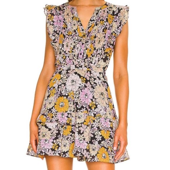BB Dakota Steve Madden Women’s Small Ruffled mini Dress - Picture 1 of 15